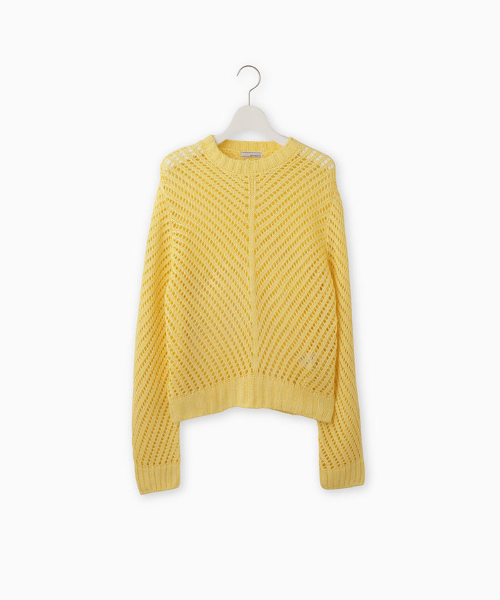 シアーニットトップス