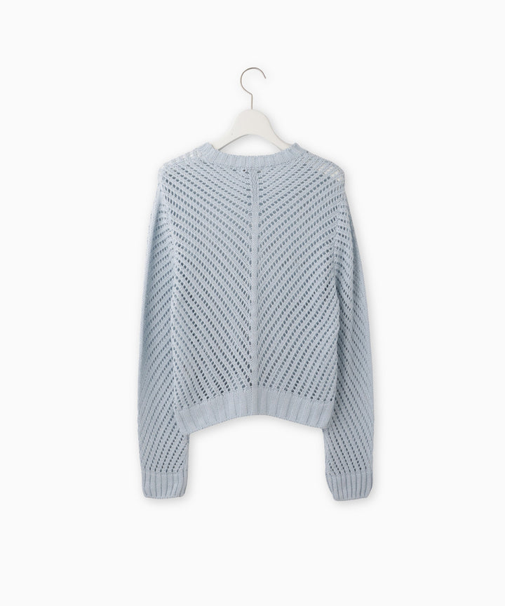 シアーニットトップス