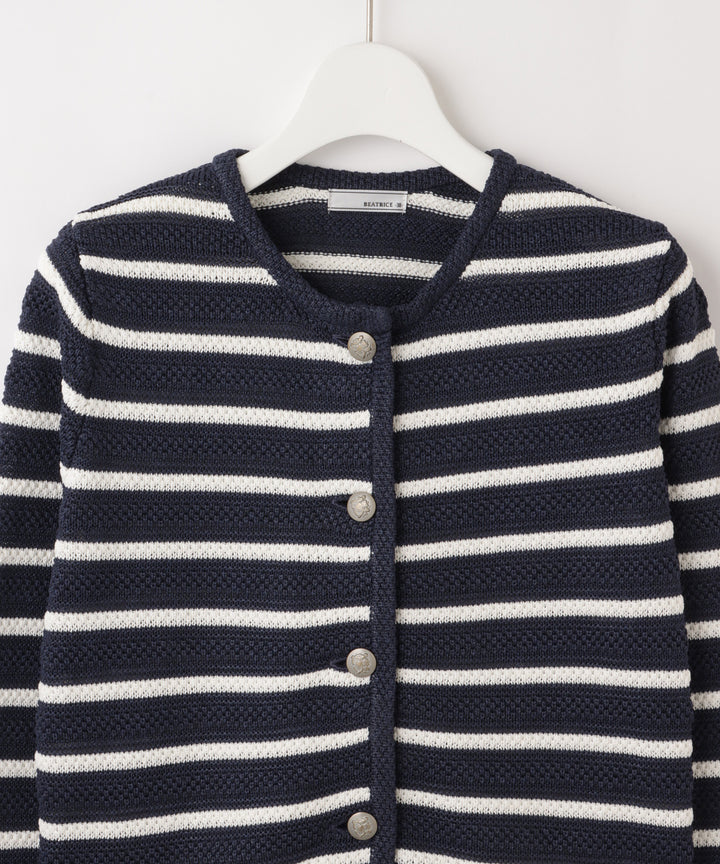 Patterned Border Knit