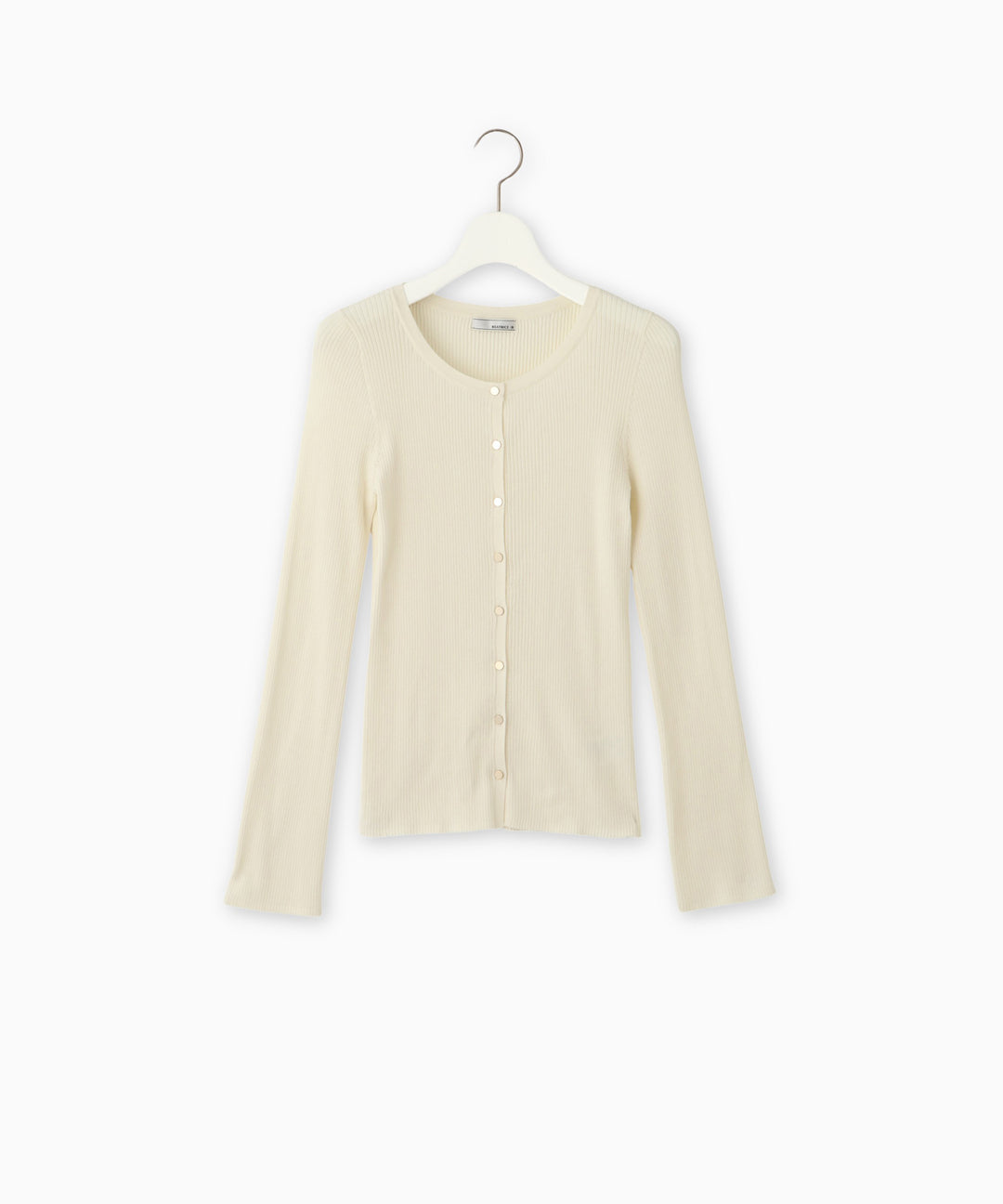 リブニットカーディガン