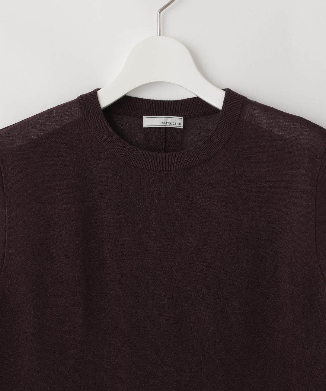 Back Slit Sheer Knit