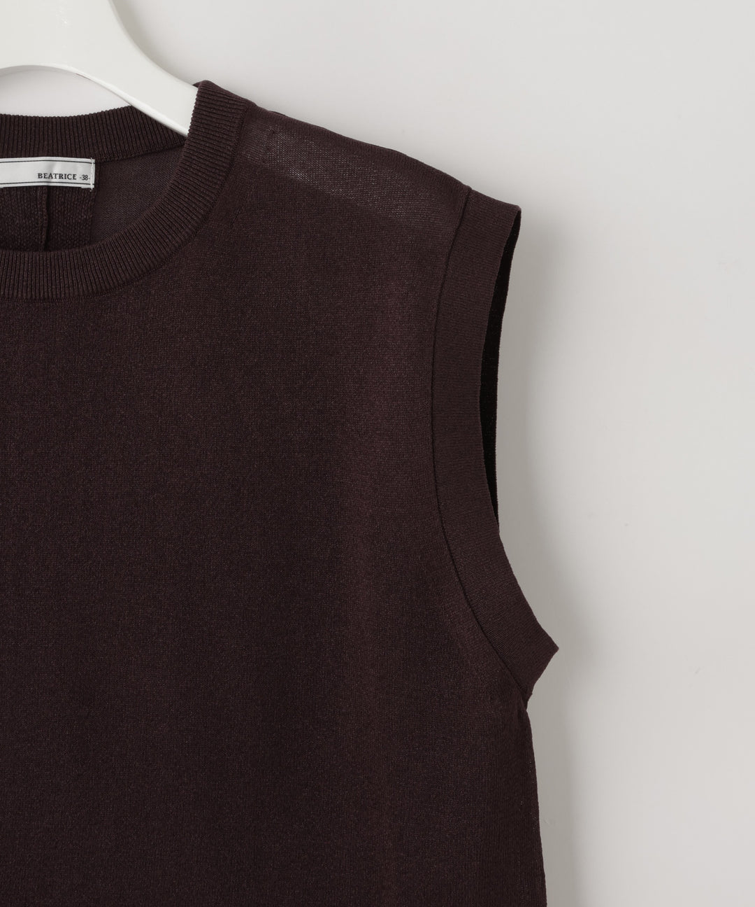 Back Slit Sheer Knit