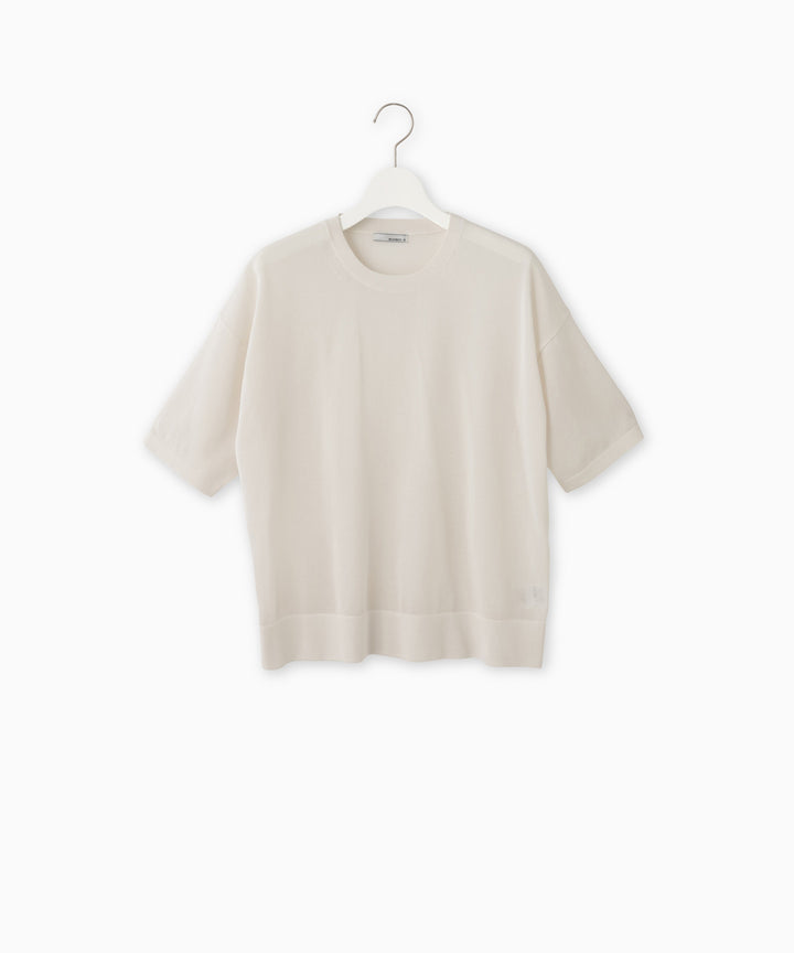 シアードロップショルダーTシャツ