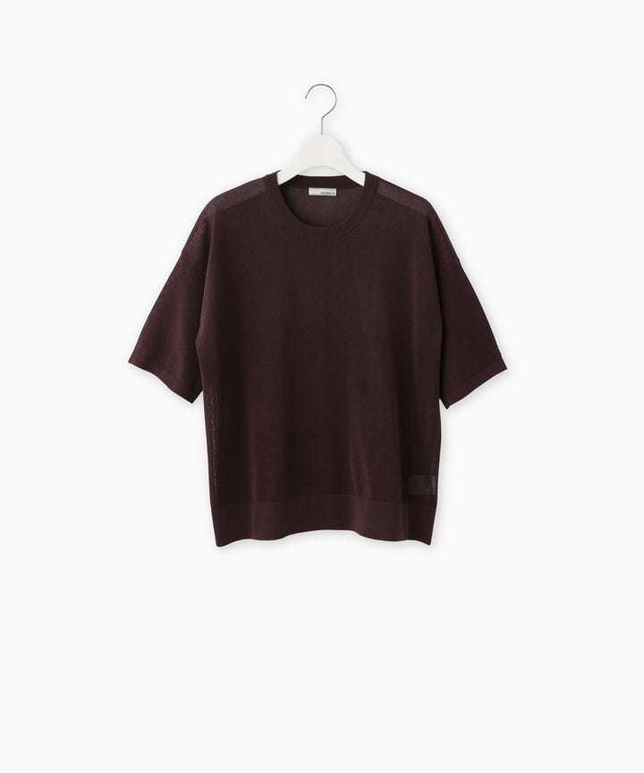 シアードロップショルダーTシャツ