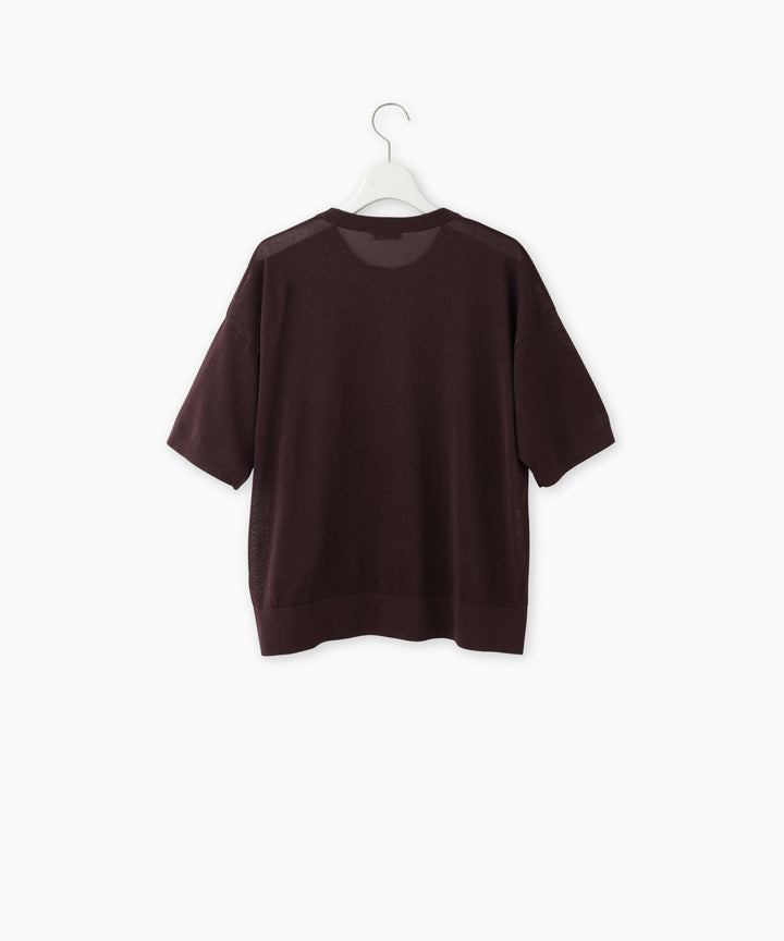 シアードロップショルダーTシャツ