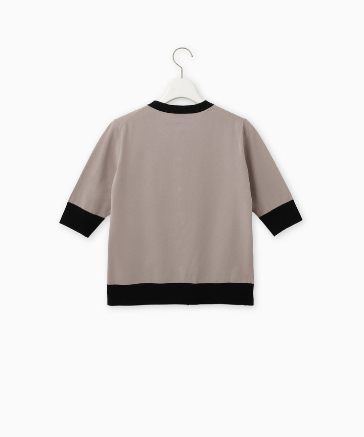 Colorblock Knit Cardigan