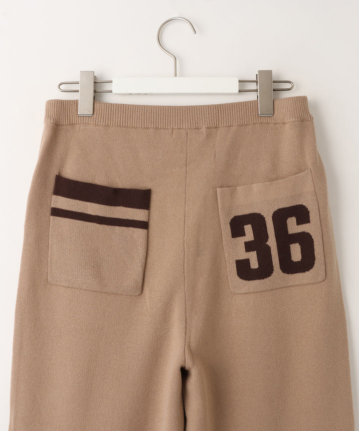 14Gダブルジャガードニットパンツ