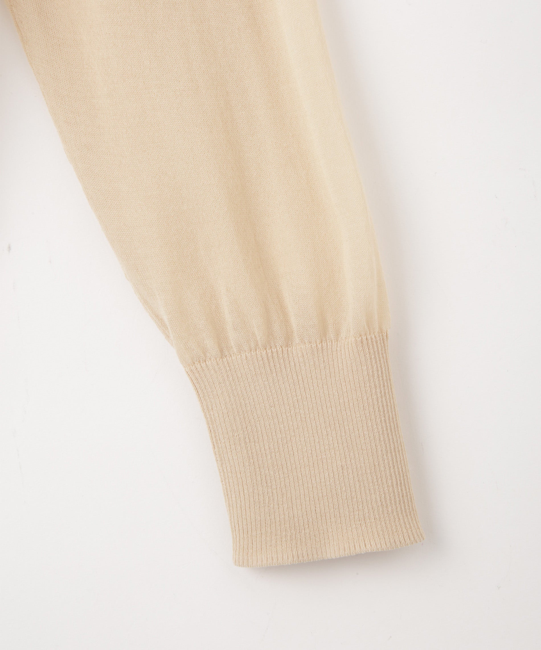 コットンナイロン18G配色ニットカーディガン – FACE SANS FARD