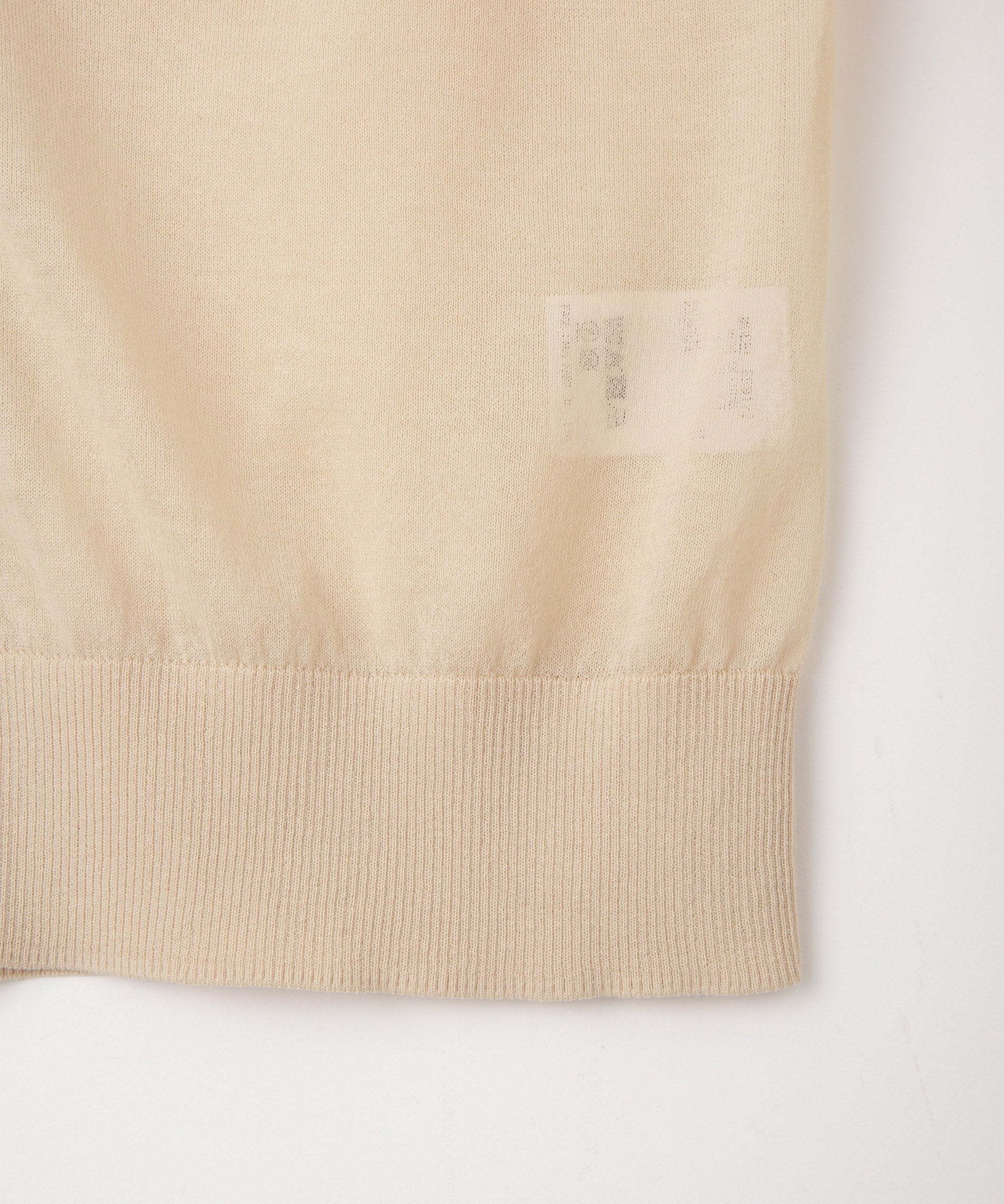 コットンナイロン18G配色ニットカーディガン – FACE SANS FARD