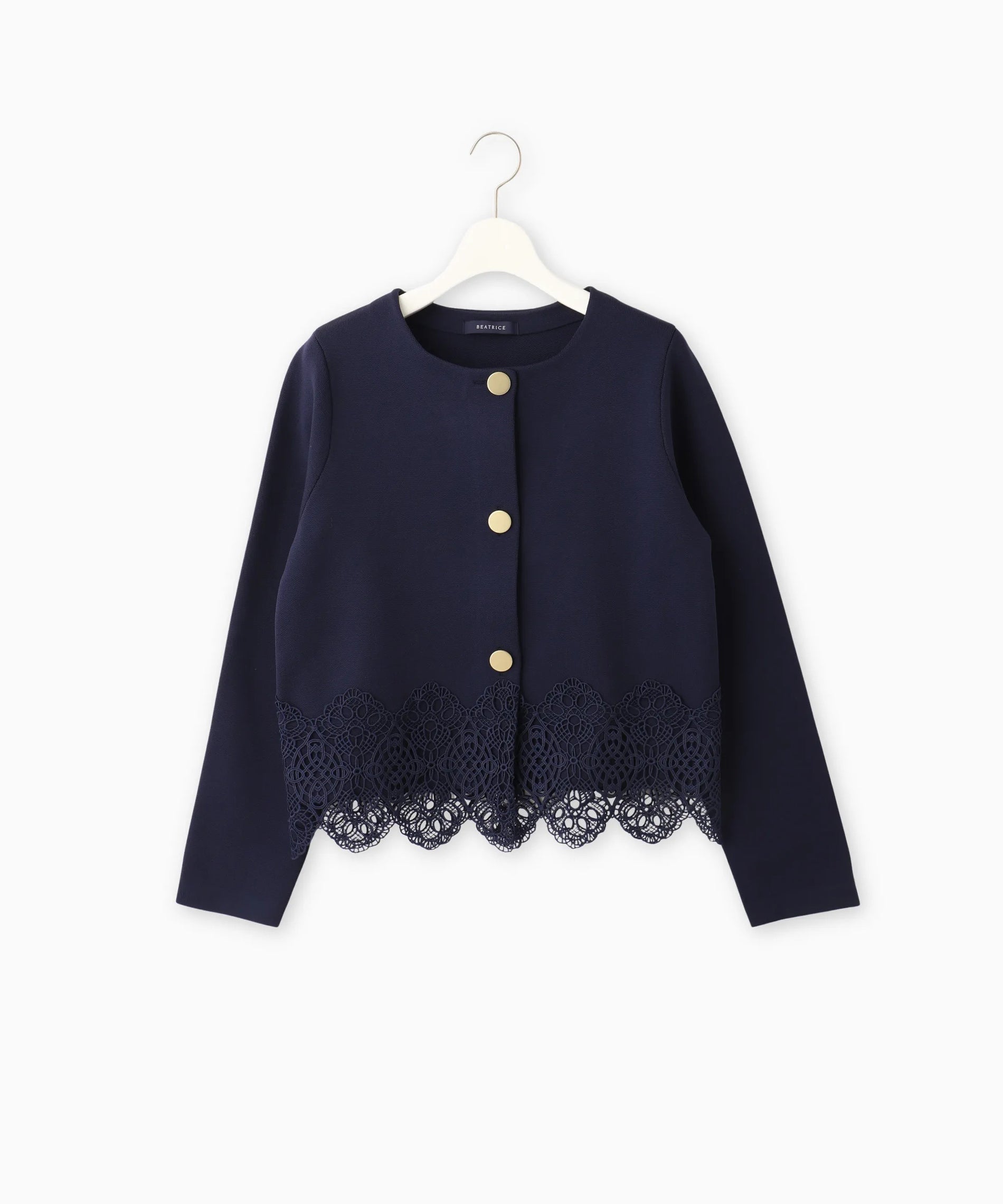 STUDIOUS CITY   レースサテンカーディガン Soft Mohair Knit Cardigan(FREE LIGHT GREY): STUDIOUS: WOMENS
