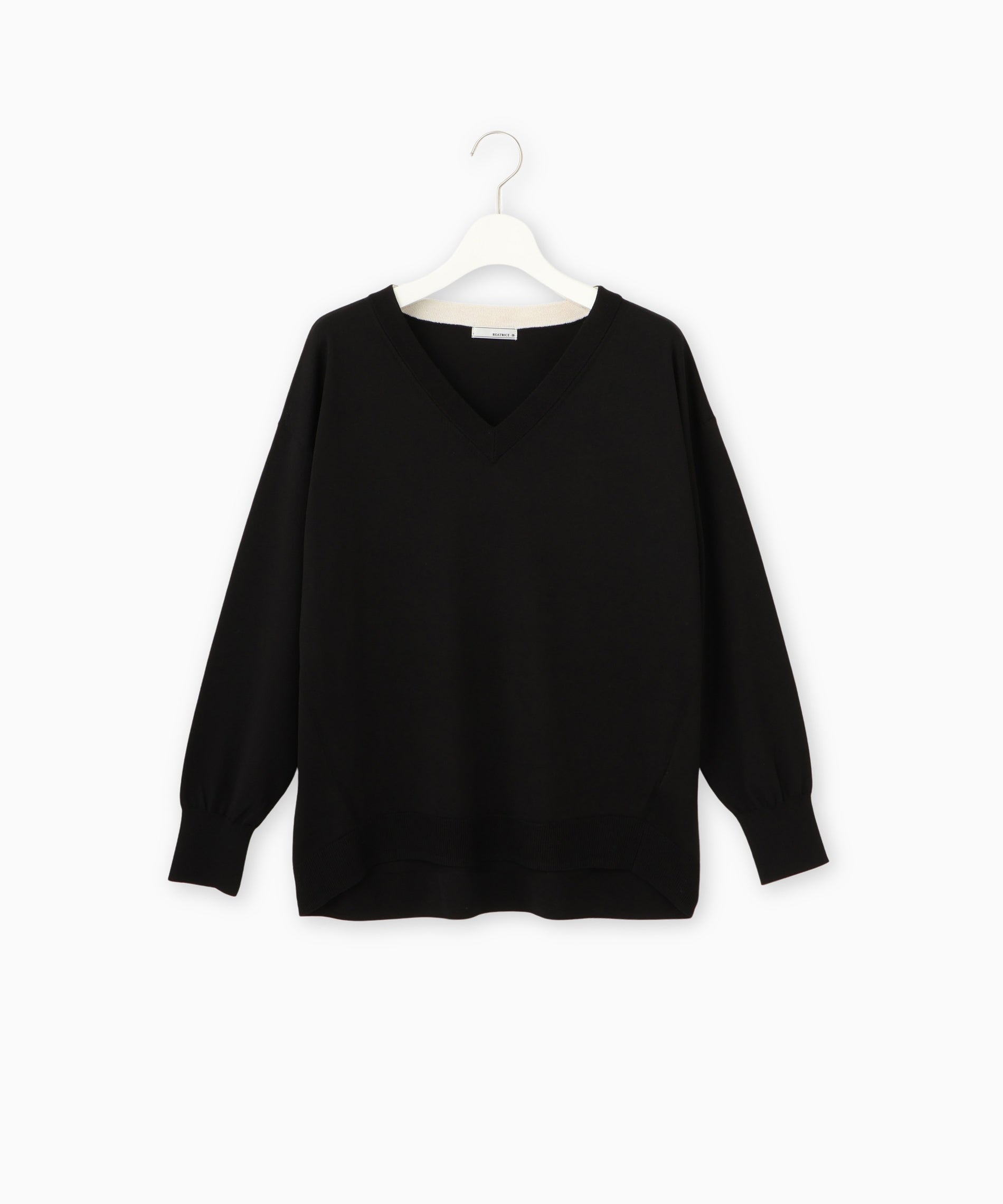 ENFOLD Vネックニット　定価20900円 2024.7.8 ENFOLD V-NECK PULLOVER color :MEDIUM GREEN, CHARCOAL GRAY