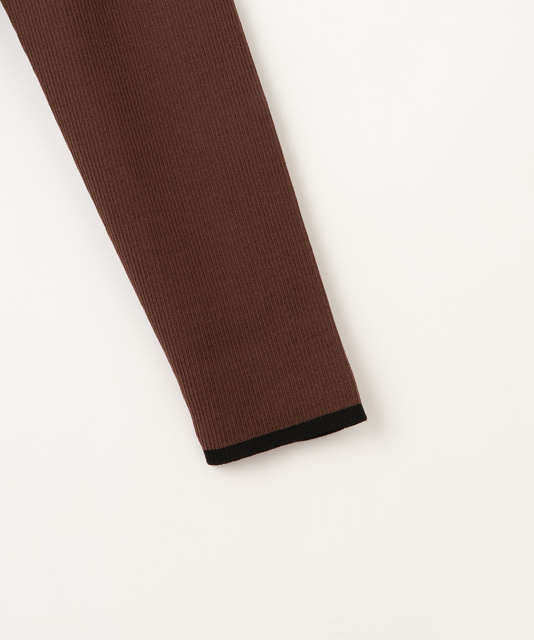 配色クルーネックカーディガン