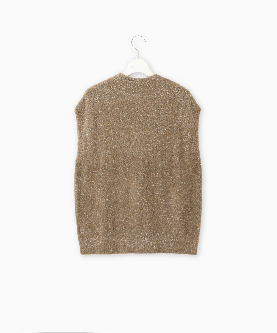 インターシャジャガードニットベスト