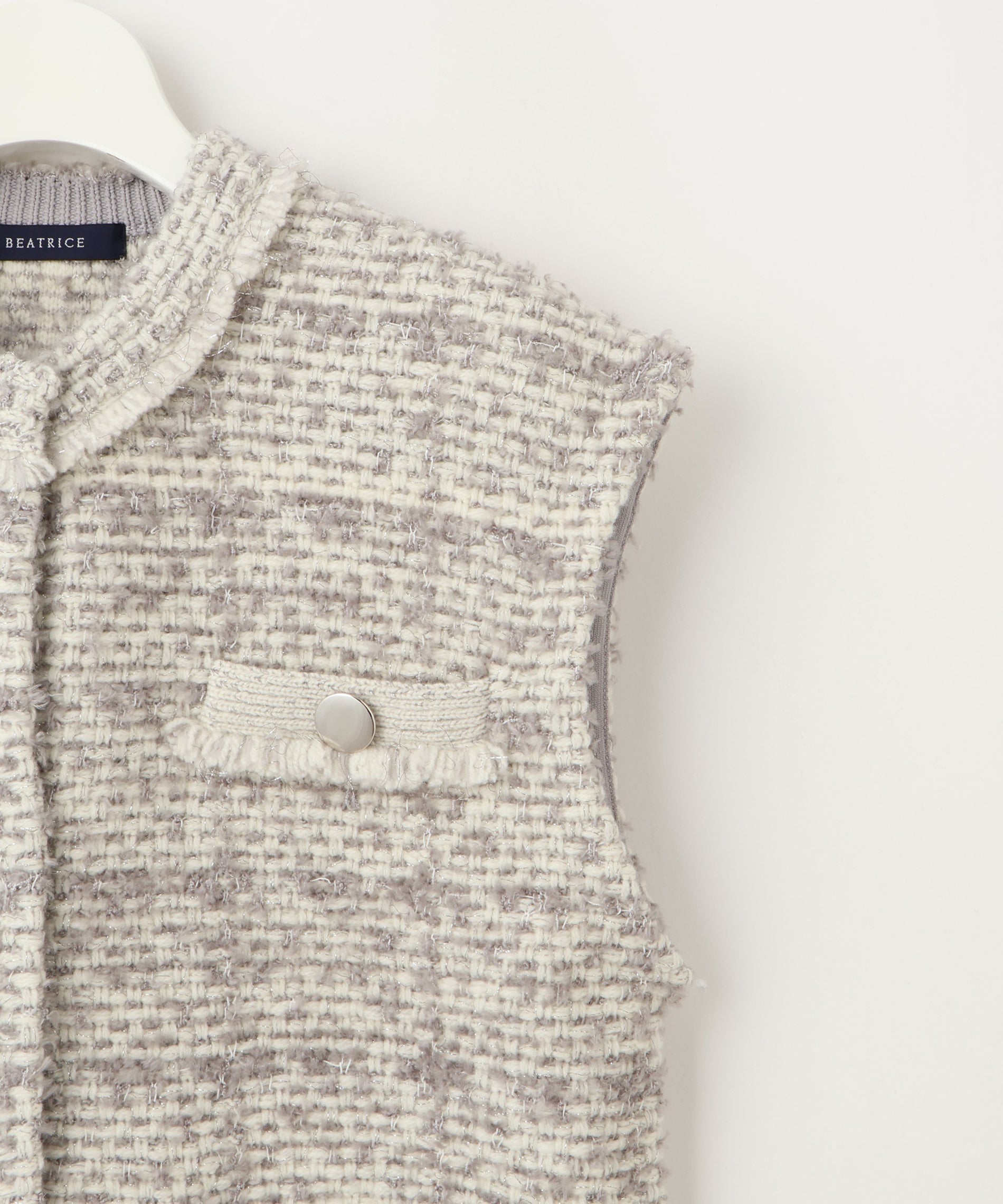 Drawer ツイードニットジレ Drawer ツイードニットジレ Drawer ツイードニットジレ 【公式通販】