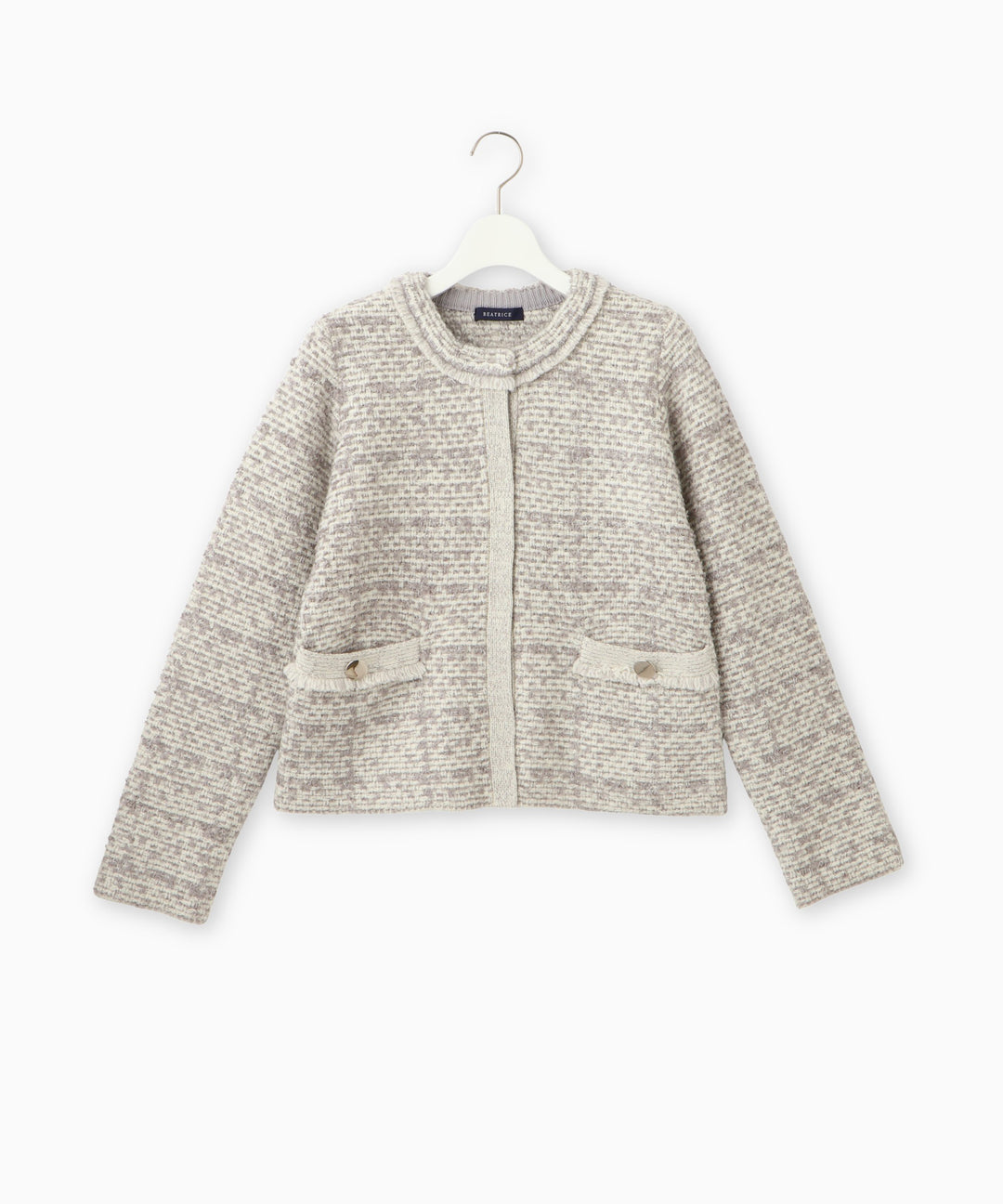 5Gツィードニットジャケット