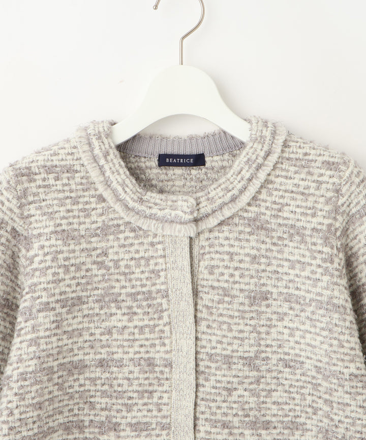 5Gツィードニットジャケット