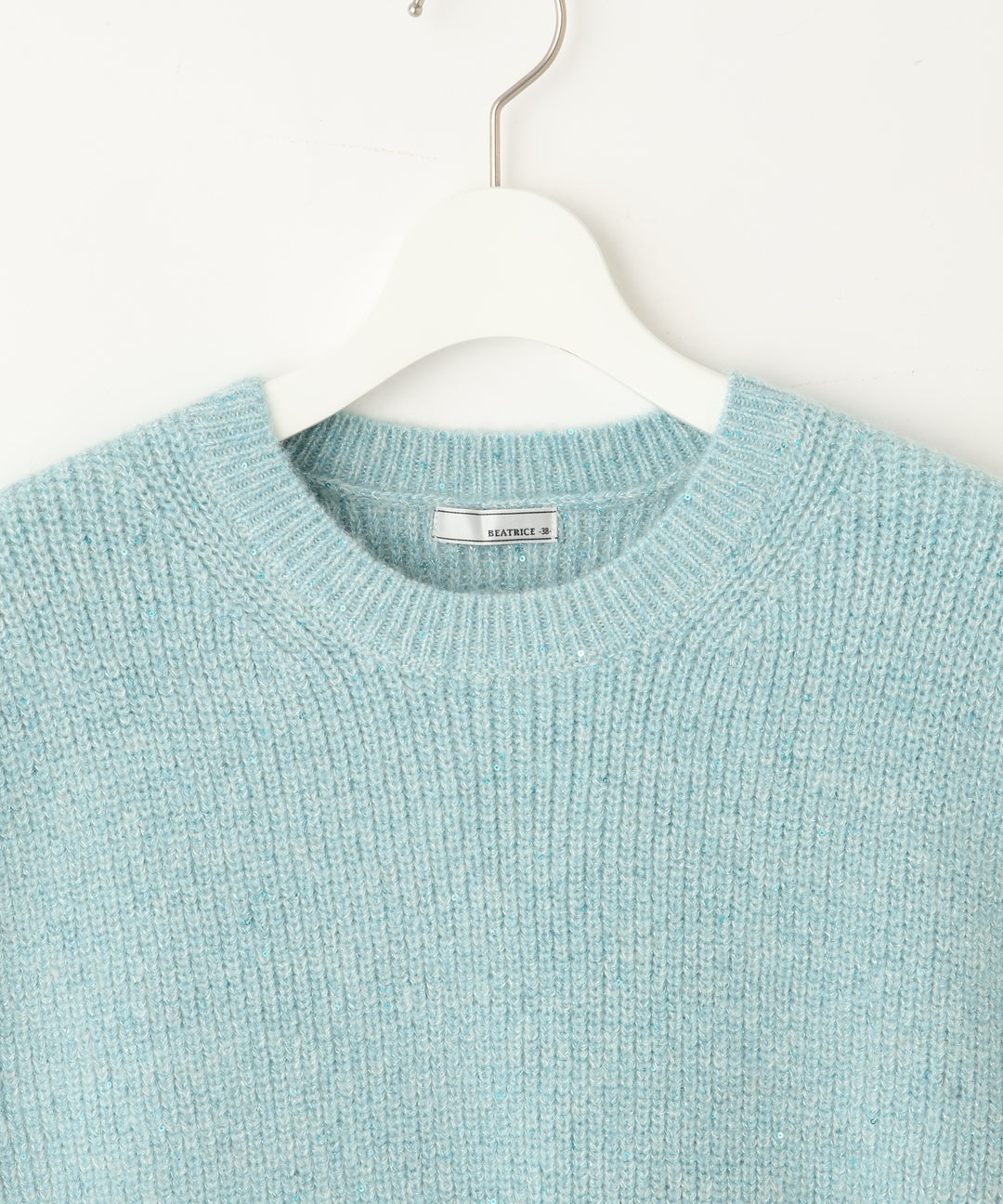 5Gスパンコールモヘヤニットベスト