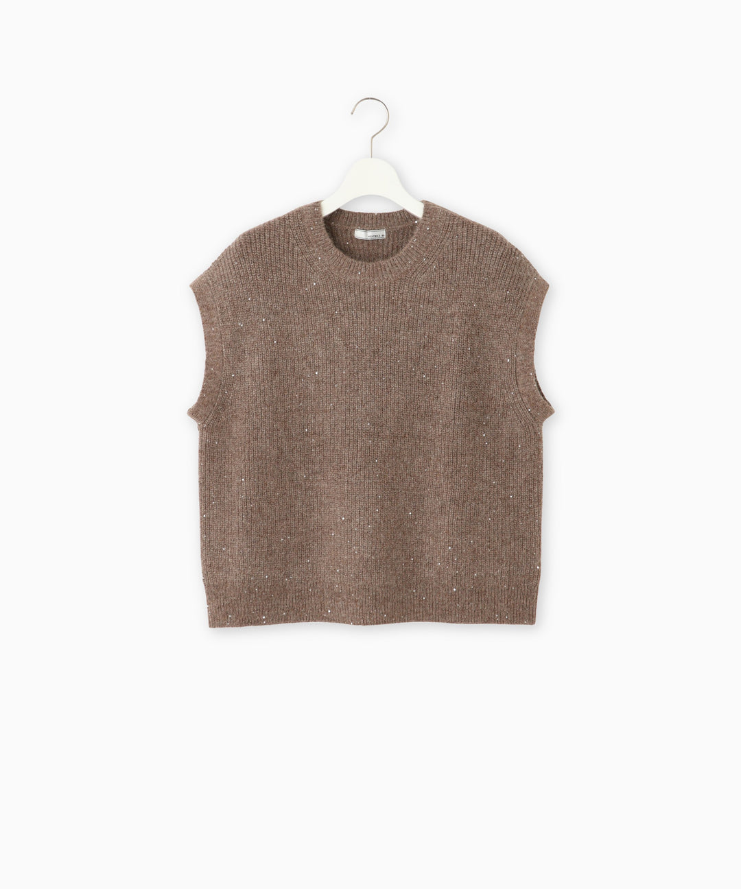 5Gスパンコールモヘヤニットベスト