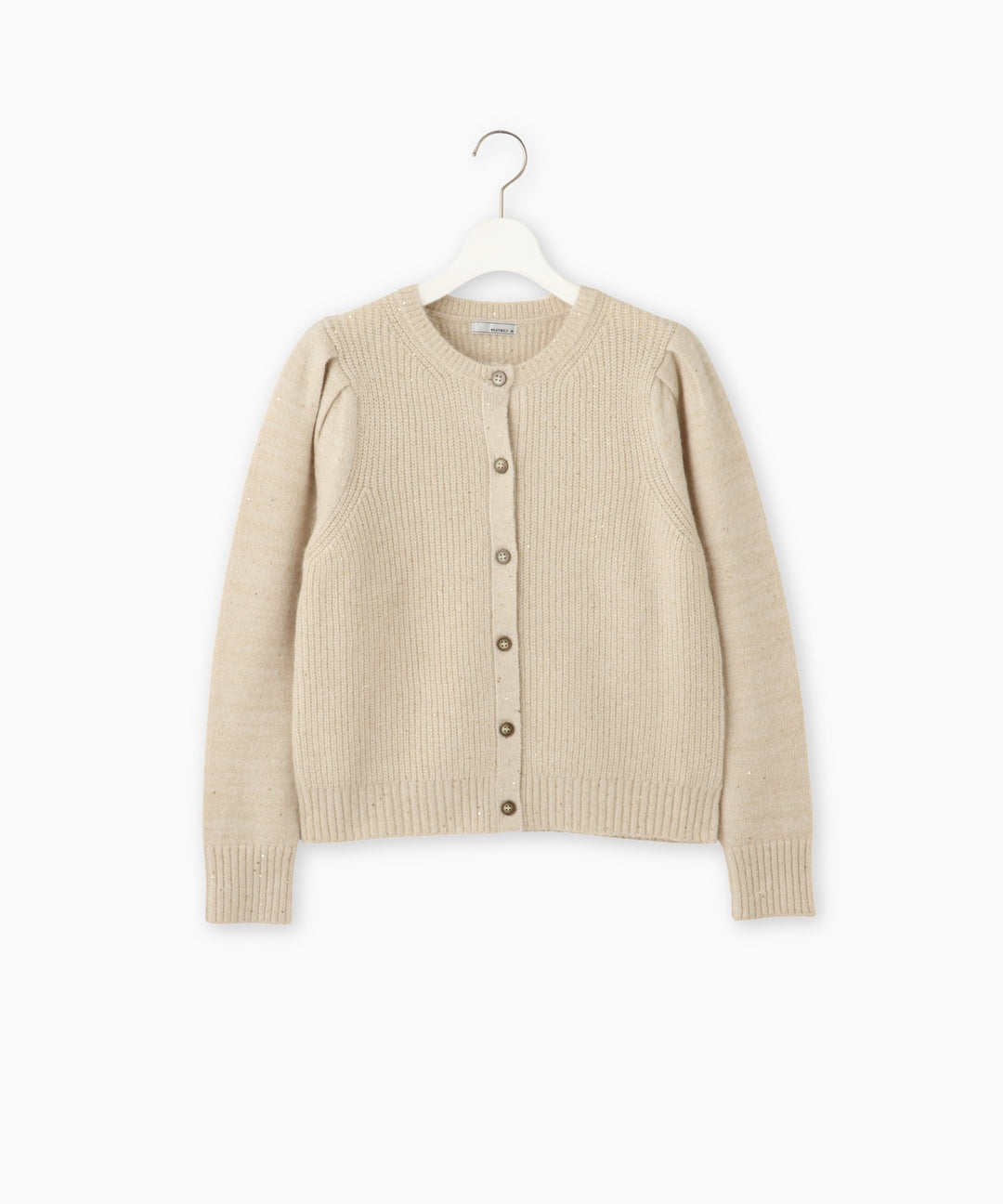 モヘヤスパンコールニットカーディガン