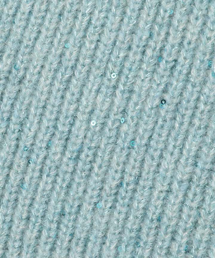 モヘヤスパンコールニットカーディガン