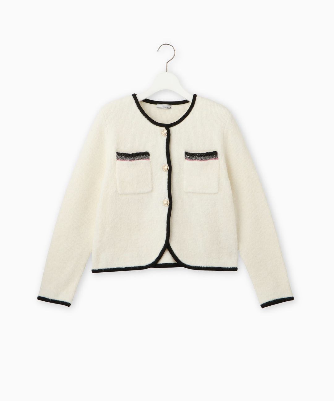 ループツィードニットジャケット