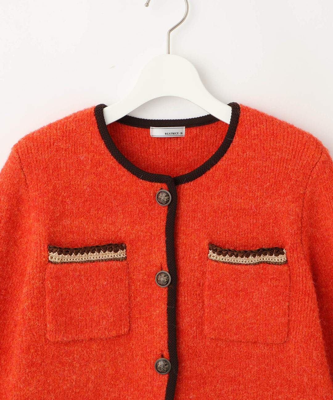 ループツィードニットジャケット