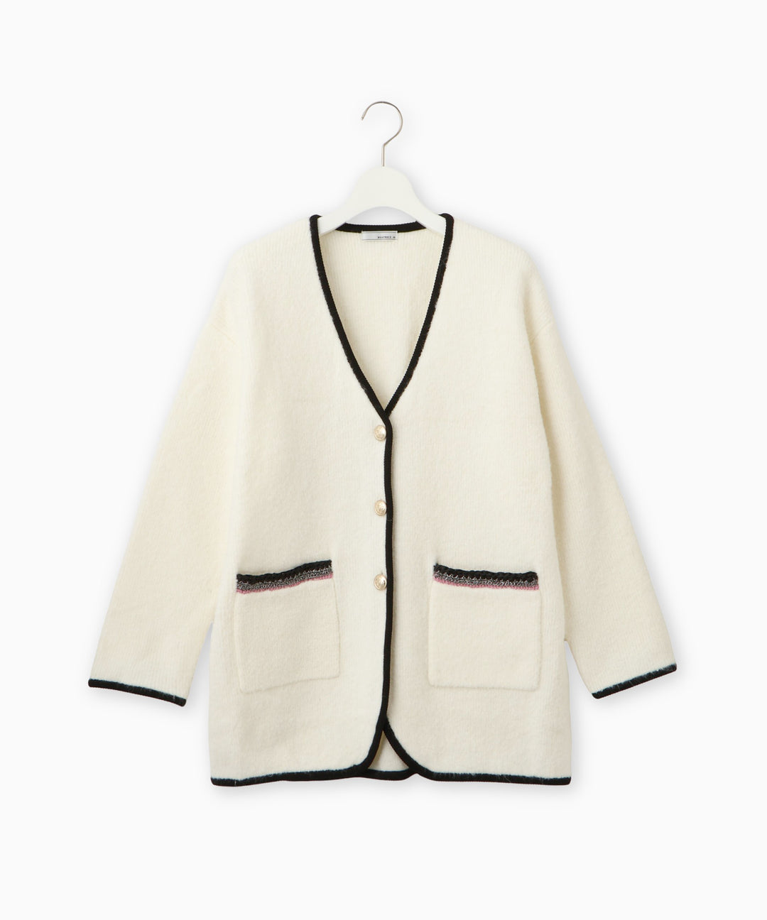 ループツィードニットコーディガン