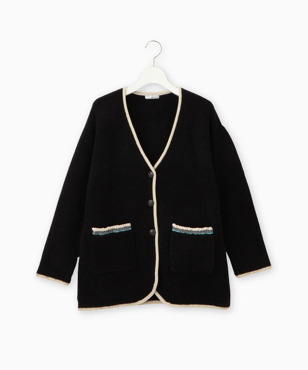 ループツィードニットコーディガン