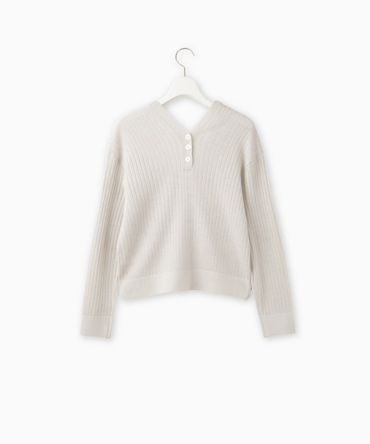 2WAYラメツイードVネックカーディガン