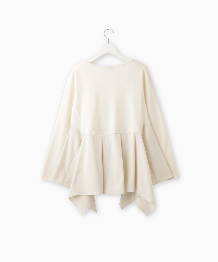 布帛ヘムドッキングトップス