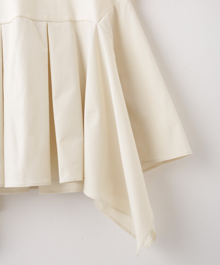 布帛ヘムドッキングトップス