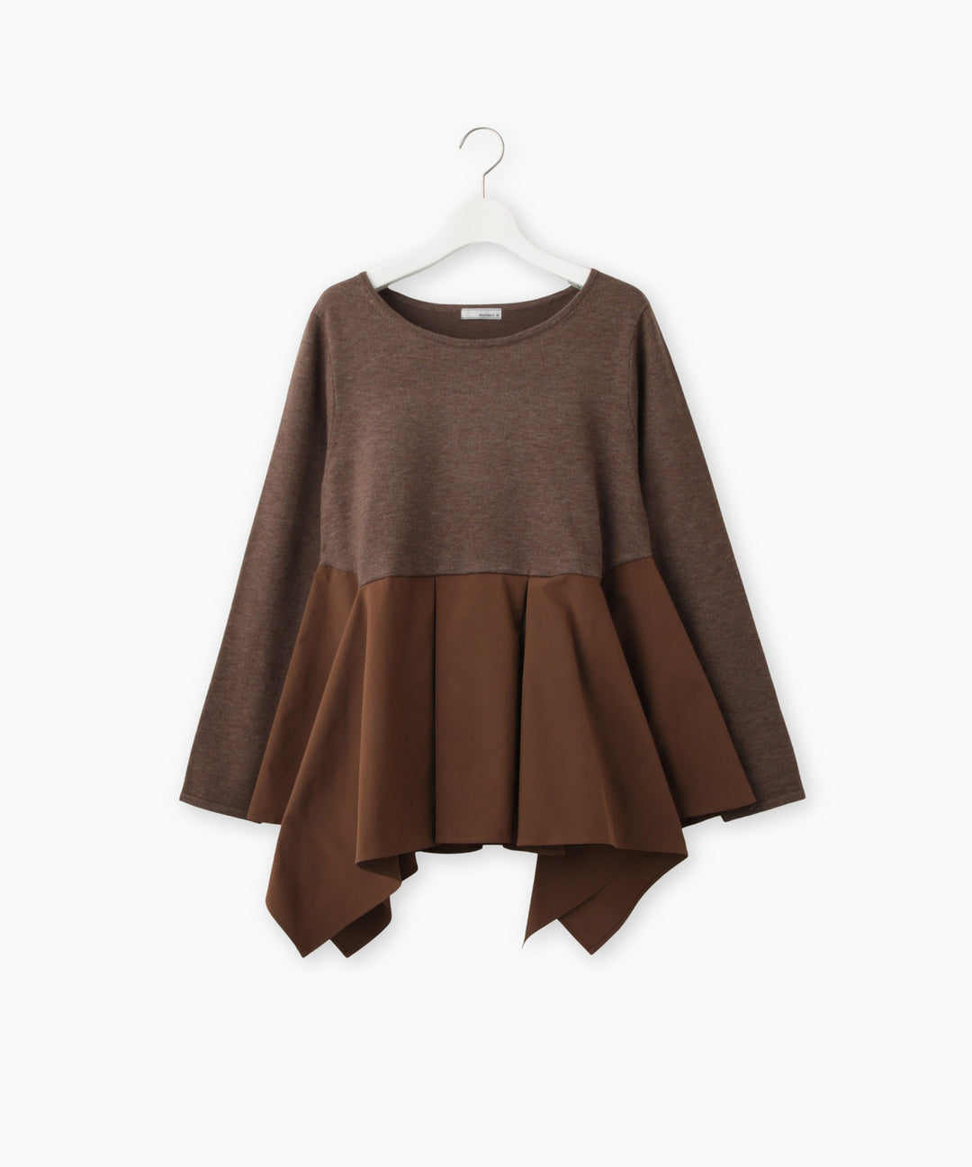 布帛ヘムドッキングトップス