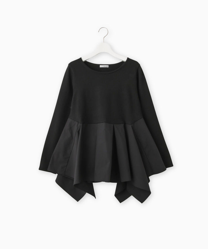 布帛ヘムドッキングトップス