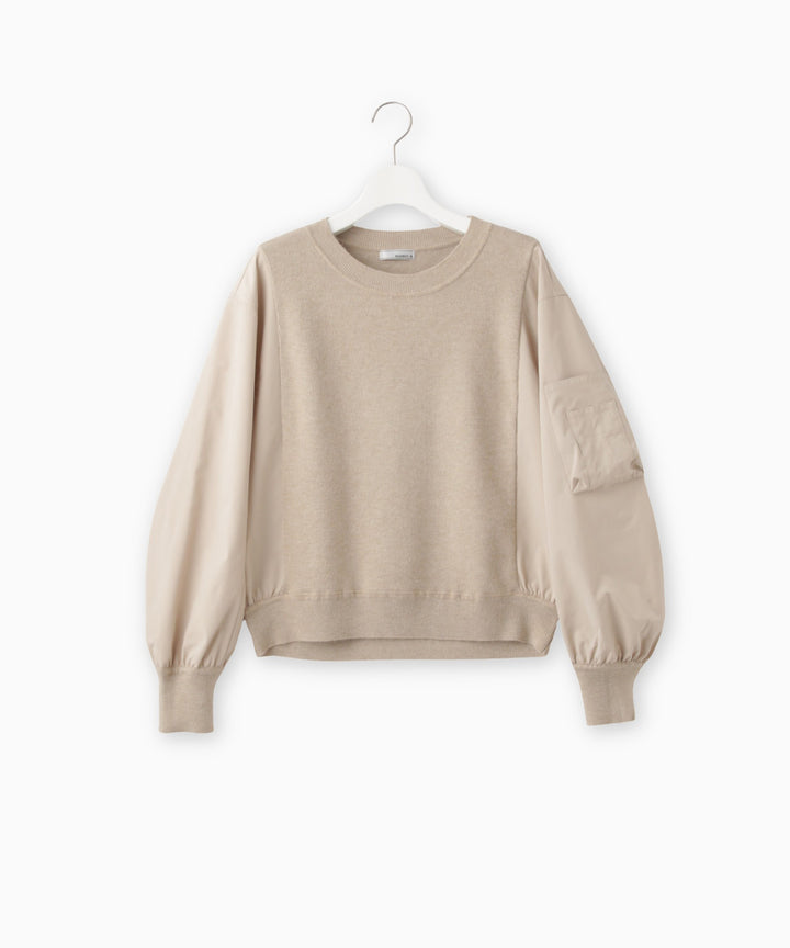 MA-1ライクニットドッキングニット