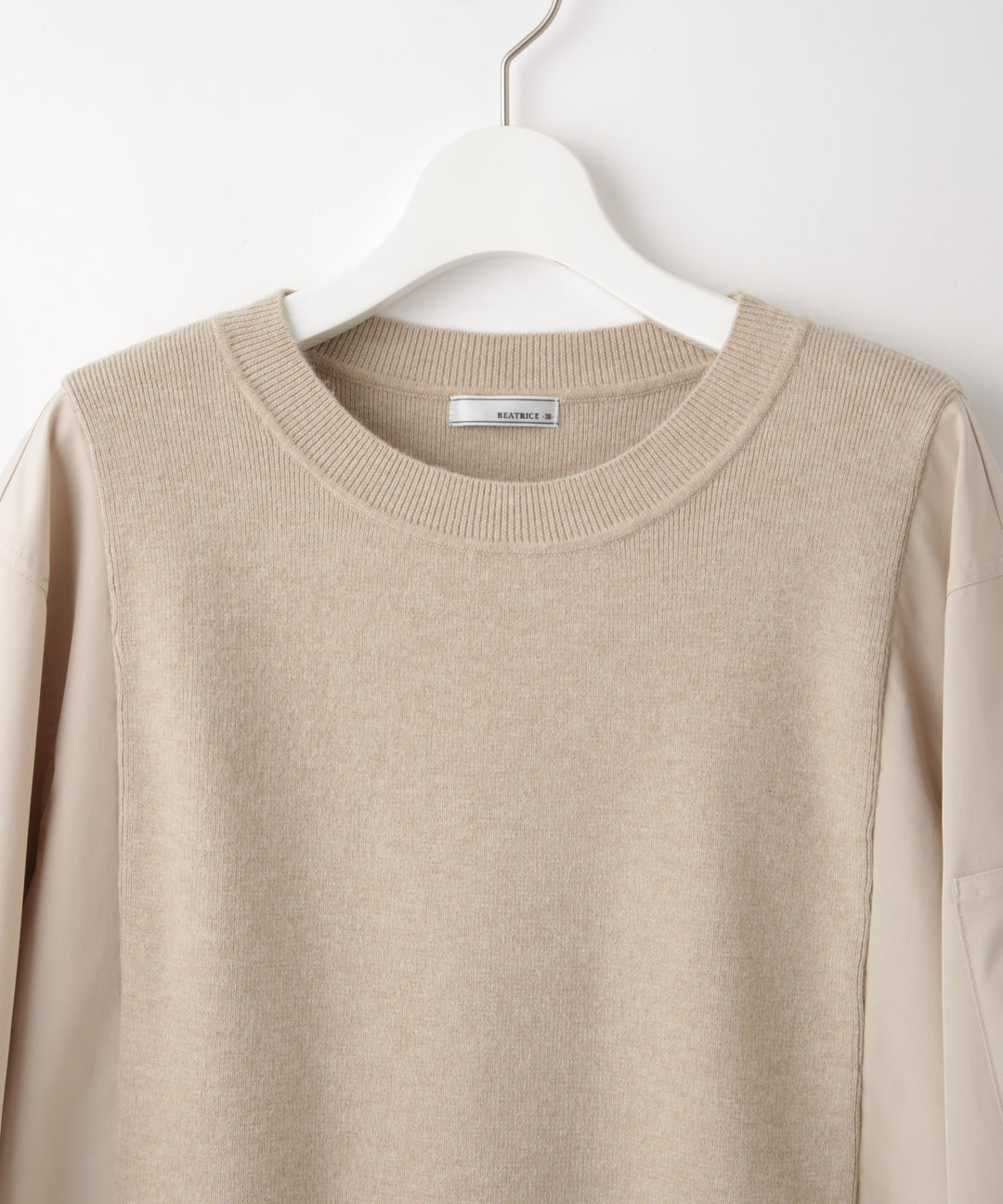 MA-1ライクニットドッキングニット