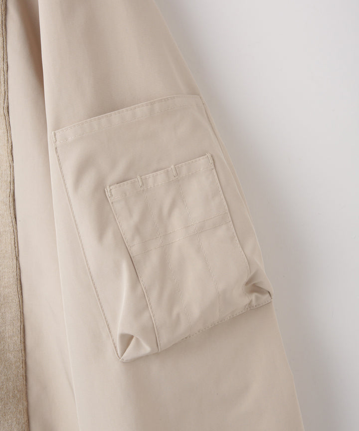 MA-1ライクニットドッキングニット