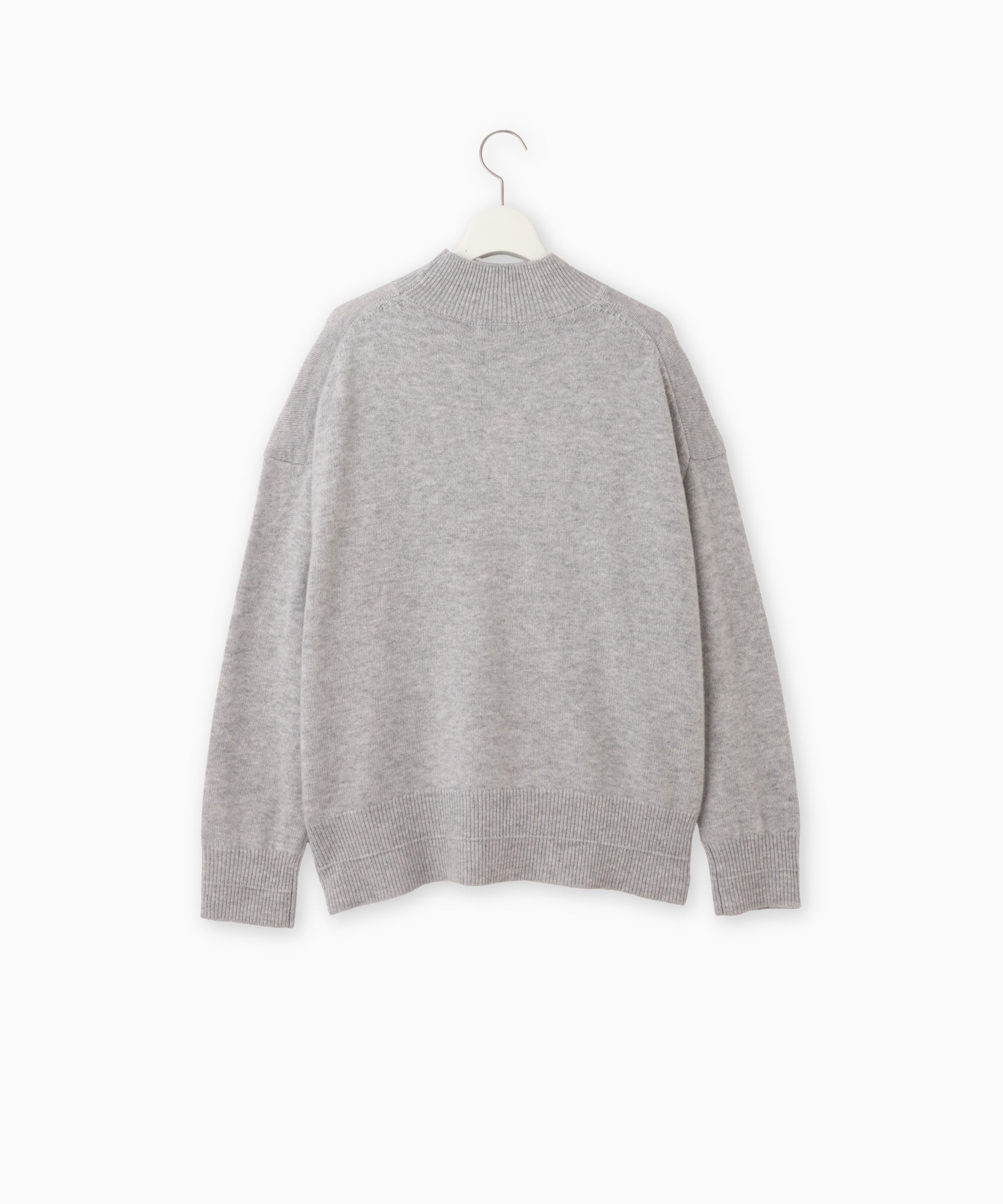 Wool Cashmere High Neck Knit – FACE SANS FARD