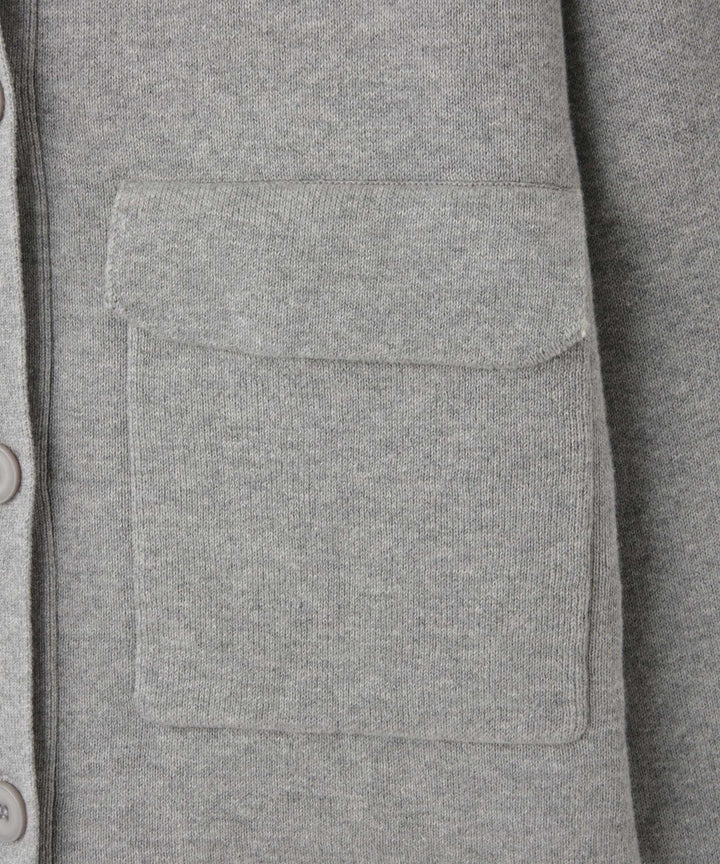 接結ニットダブルポケットカーディガン