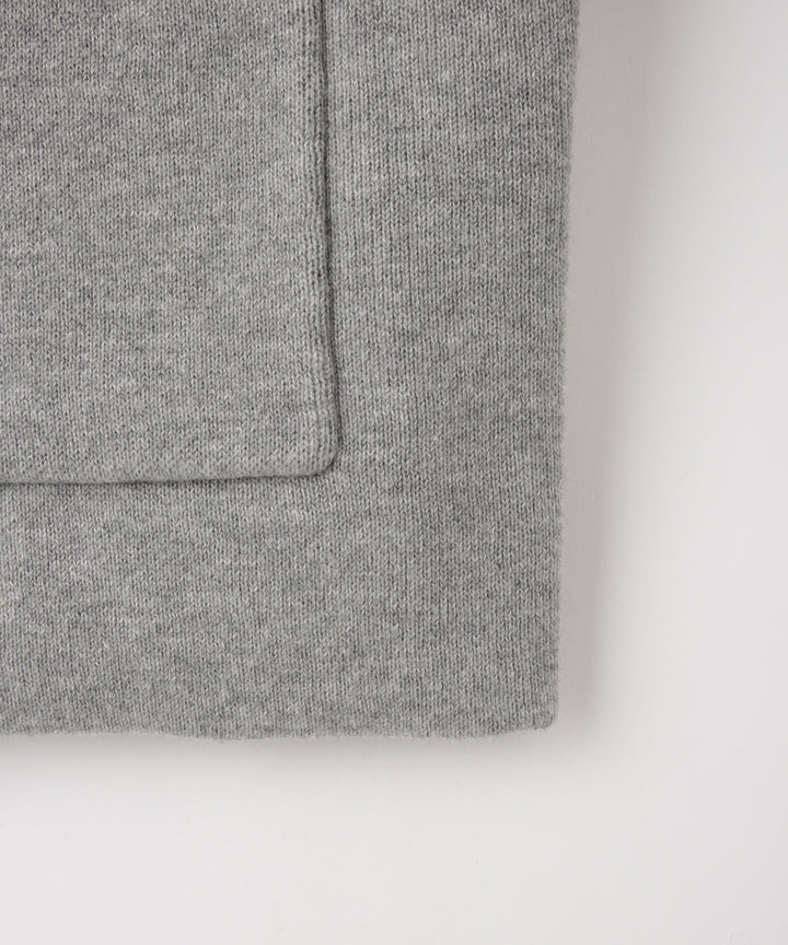 接結ニットダブルポケットカーディガン