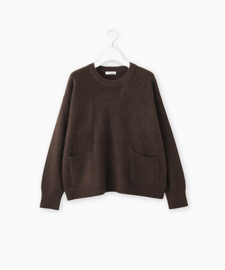 YAK混ポケットニット