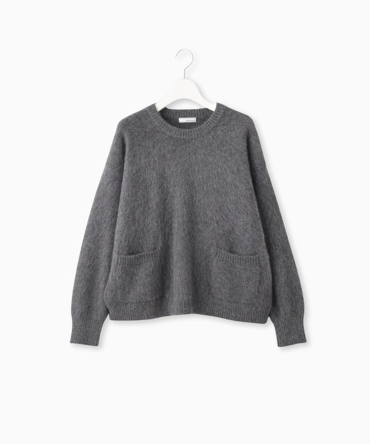 YAK混ポケットニット