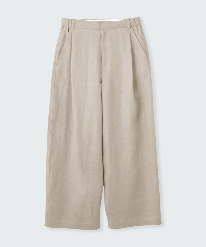 リネンワイドパンツ