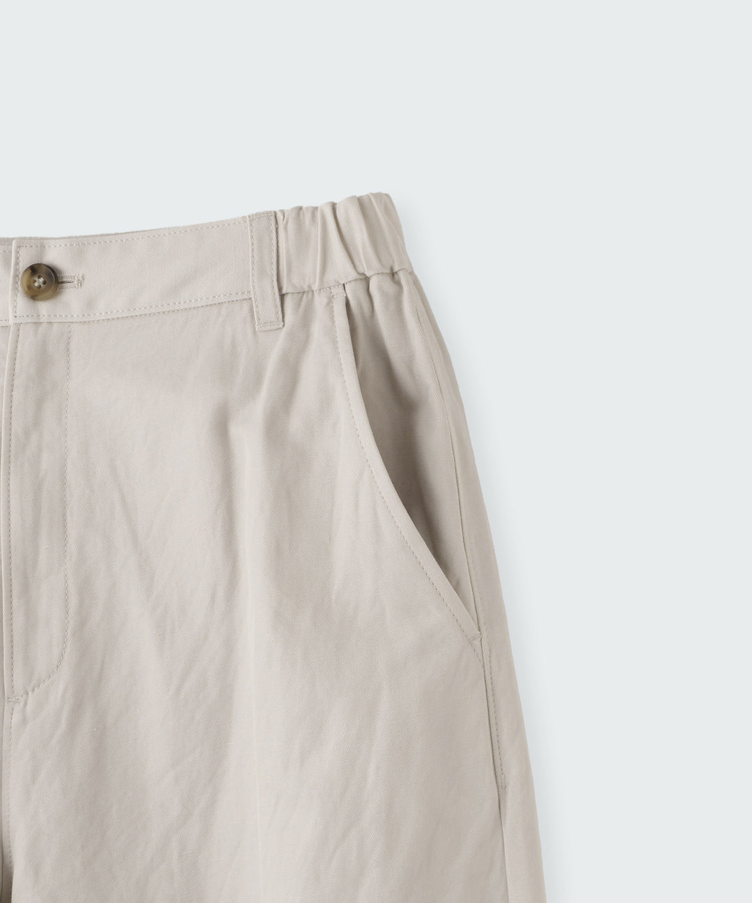 オーガニックコットンバレルパンツ