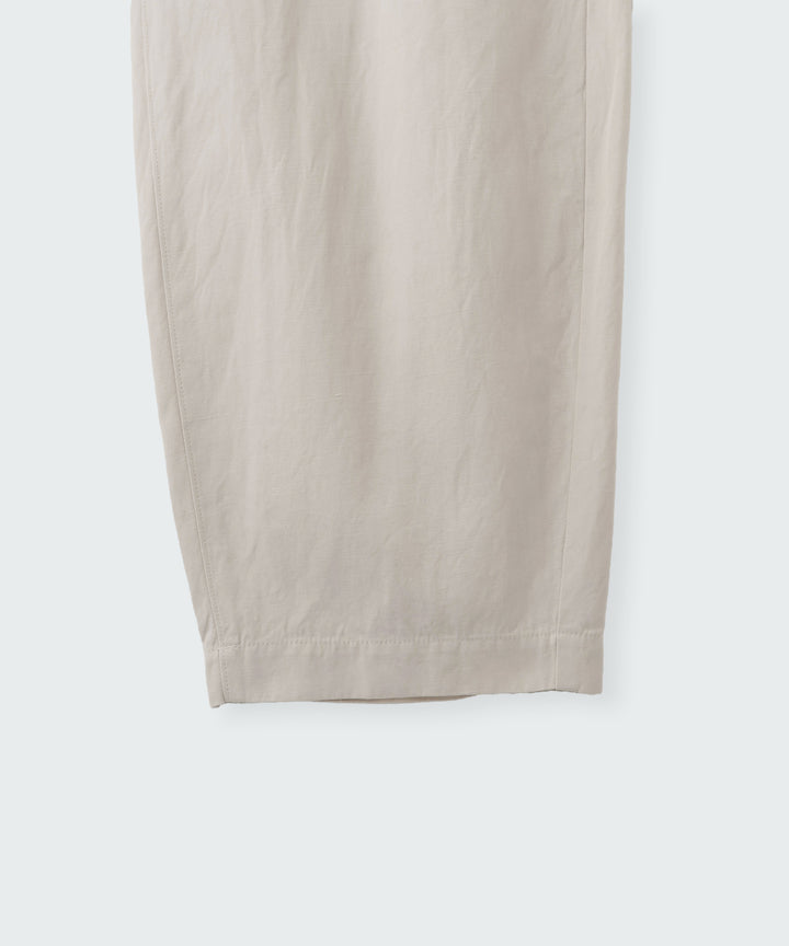 オーガニックコットンバレルパンツ