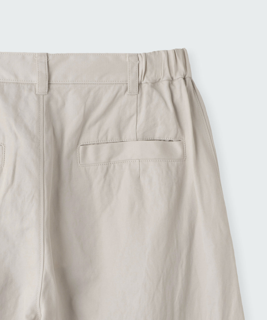 オーガニックコットンバレルパンツ