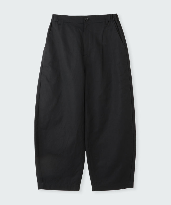 オーガニックコットンバレルパンツ