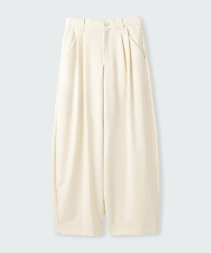 2WAYストレッチ バレルシルエットパンツ