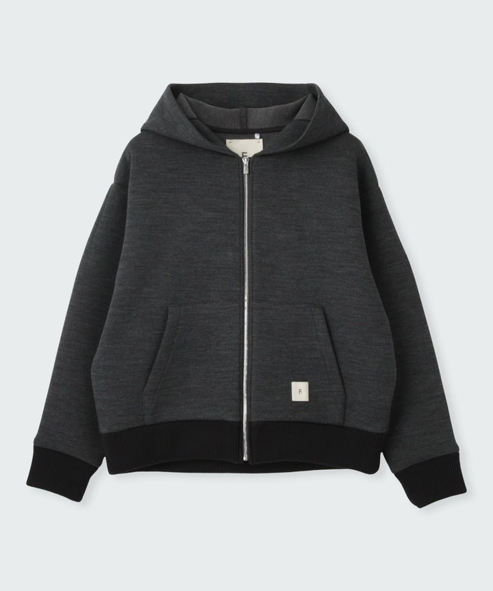 ダブルニットパーカー