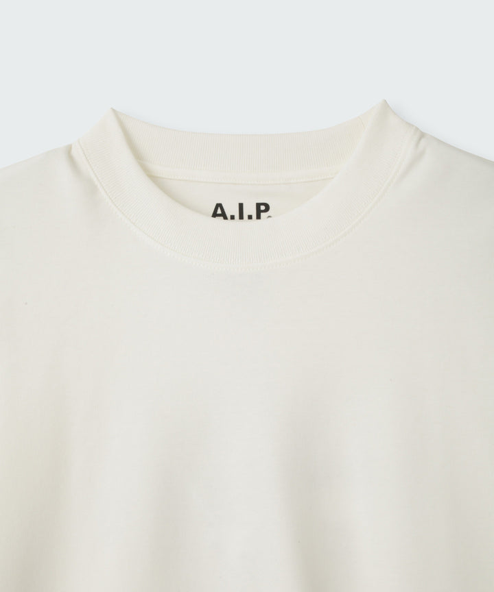 バックロゴプリントTシャツ