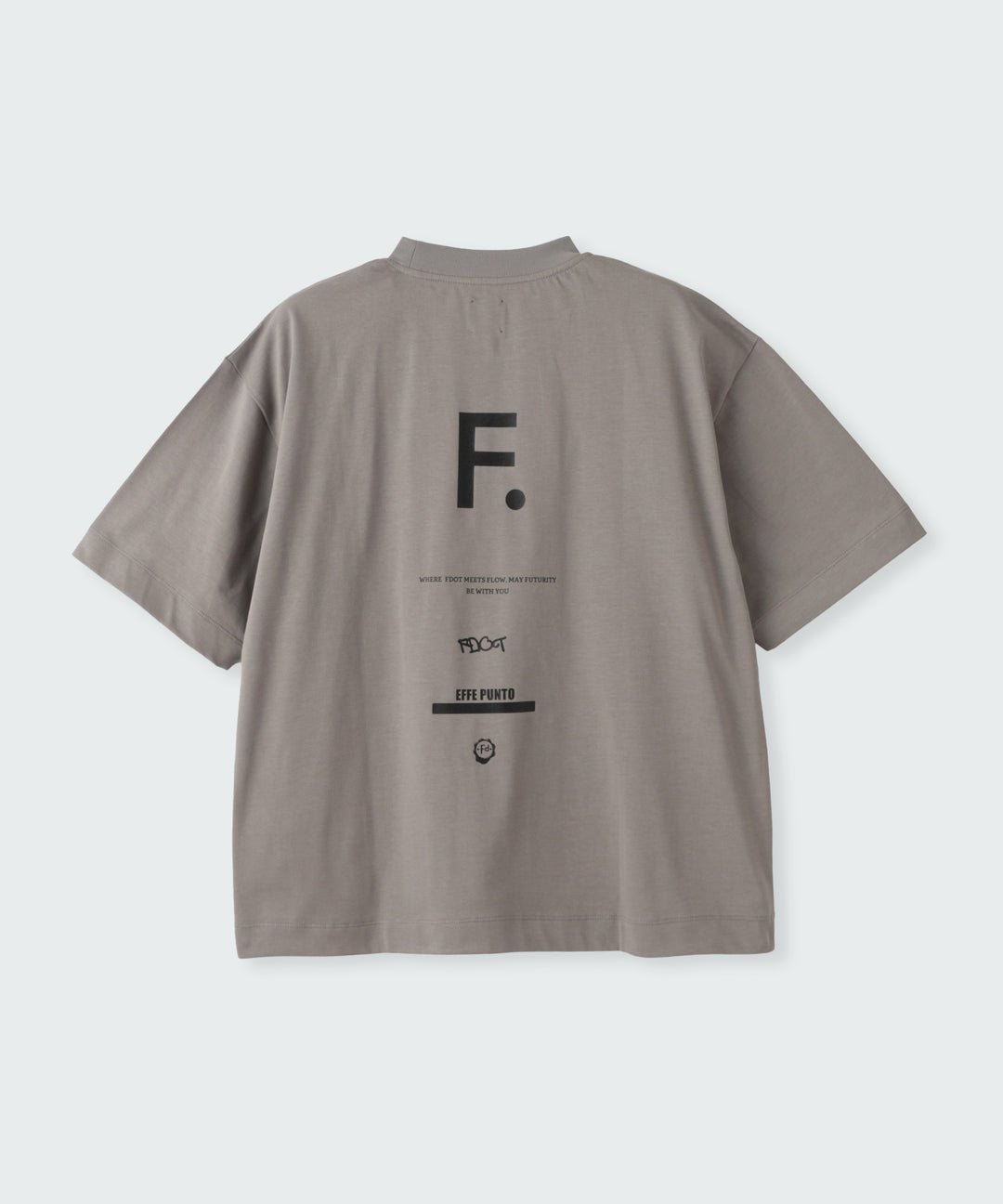 ハイゲージ天竺ロゴTシャツ